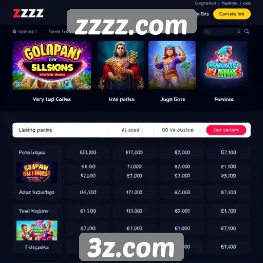 Análise da jogabilidade no site zzzz.com